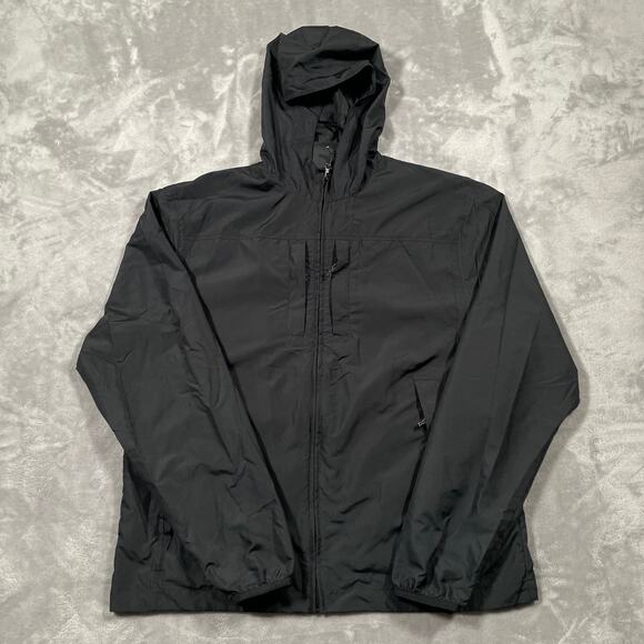 ScottEVest Pack Jacket Medium Black Lightweight Packable Travel Hooded Layering - Picture 1 of 12